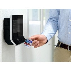 Biztonsági kártyatartó 1 kártya számára, 10 db/csomag,  Durable Enchlosed áttetsző Író- irodaszer, papíráru Durable