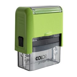 Bélyegző C30 Colop zöld átlátszó ház/kék párna Irodatechnika, kellékei Colop