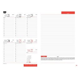 Tanítói zsebkönyv A5, műbőr 145mmx205mm, fehér lapokkal púder 2026/2027 Realsystem Író- irodaszer, papíráru Realsystem