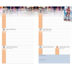 Diák zsebkönyv 125mmx205mm, fehér lapokkal 2026/2027 summer Realsystem Író- irodaszer, papíráru Realsystem