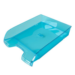 Irattálca műanyag 550 extra széles 345x270x67mm, Bluering®, áttetsző kék Író- irodaszer, papíráru Bluering