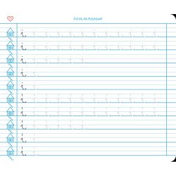 Füzet iskolai, 32lap, írás gyakorló előírt 1.osztályos fekvő Süni Meixner Író- irodaszer, papíráru Ico