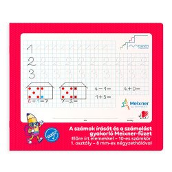 Füzet iskolai, 32lap, szám gyakorló előírt 1.osztályos fekvő Süni Meixner Író- irodaszer, papíráru Ico