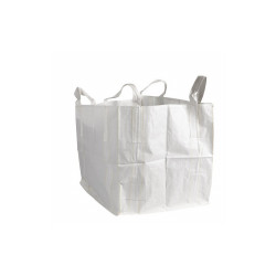 Zsák BIG-BAG 90x90x100 cm 1 tonna teherbírás alul zárt 4 füllel fehér Kuka, műanyag tárolók Egyéb