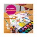 Etikett toll címke iskolai, 50 x 10 mm 30 címke/2 ív, Avery kék/zöld