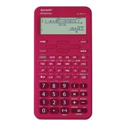 Számológép tudományos 420 funkciós 10+2 digites 4 soros napalemes Sharp ELW531TLBRD piros Irodatechnika, kellékei Sharp
