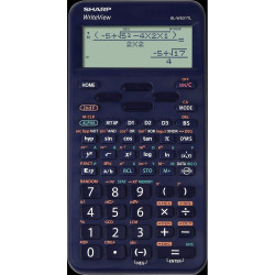 Számológép tudományos 420 funkciós 10+2 digites 4 soros napalemes Sharp ELW531TLBBL kék Irodatechnika, kellékei Sharp