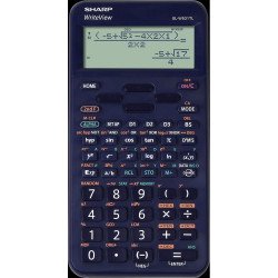 Számológép tudományos 420 funkciós 10+2 digites 4 soros napalemes Sharp ELW531TLBBL kék Irodatechnika, kellékei Sharp