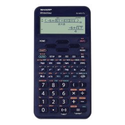 Számológép tudományos 420 funkciós 10+2 digites 4 soros napalemes Sharp ELW531TLBBL kék Irodatechnika, kellékei Sharp