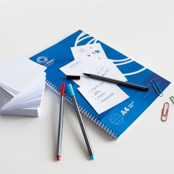 Kockatömb 8x8x6,5cm, ragasztás nélküli, Bluering® Extra fehér