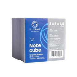 Kockatömb 8x8x6,5cm, ragasztás nélküli, Bluering® Extra fehér Író- irodaszer, papíráru Bluering