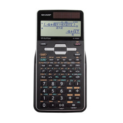 Számológép tudományos 640 funkciós 10 digites 4 soros napalemes Sharp EL-W506T