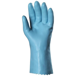 Gumikesztyű vegyszerálló latex méret: 8-as hossz 30 cm EP_520610 kék