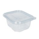 Salátás tál egybefedeles PET 375 ml 100 db/csomag