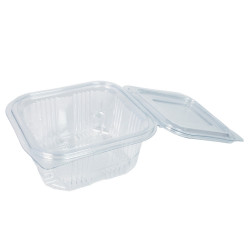 Salátás tál egybefedeles PET 375 ml 100 db/csomag Tál, tálka Egyéb