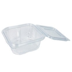Salátás tál egybefedeles PET 375 ml 100 db/csomag Tál, tálka Egyéb