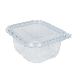 Salátás tál egybefedeles PET 375 ml 100 db/csomag Tál, tálka Egyéb