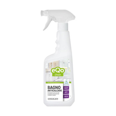 Fürdőszobai tisztítószer szórófejes 750 ml EQO green bagno anticalcare