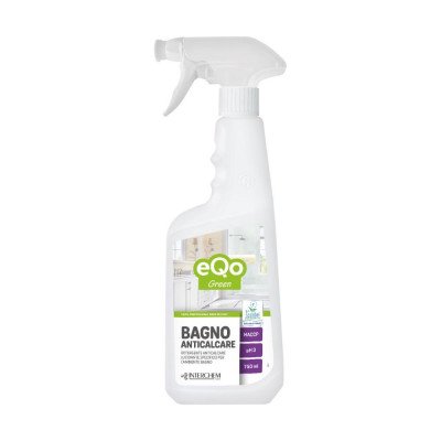 Fürdőszobai tisztítószer szórófejes 750 ml EQO green bagno anticalcare