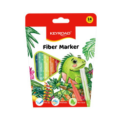 Rostirón, filctoll készlet 2 mm 24 db/bliszter Keyroad vegyes színek Író- irodaszer, papíráru Keyroad