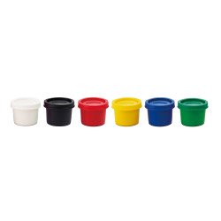 Tempera készlet, 6 x 25 ml, ecsettel, Keyroad, műanyag dobozban Író- irodaszer, papíráru Keyroad