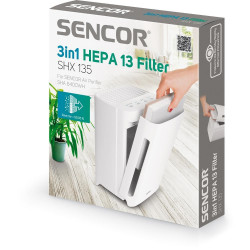 Légtisztító szűrő SENCOR SHX 135 HEPA 13 filter Légkezelő gépek Sencor