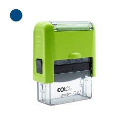 Bélyegző C20 Colop átlátszó zöld ház/kék párna Irodatechnika, kellékei Colop