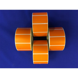 Etikett címke thermo, 25x45mm, tekercses, 1000 címke/tekercs narancs Író- irodaszer, papíráru Egyéb