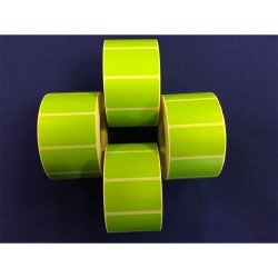 Etikett címke thermo, 25x45mm, tekercses, 1000 címke/tekercs zöld Író- irodaszer, papíráru Egyéb