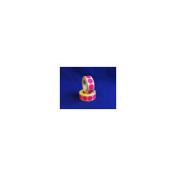 Etikett címke, 20mm, körcímke tekercses, 1000 címke/tekercs fluo pink Író- irodaszer, papíráru Egyéb