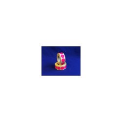 Etikett címke, 20mm, körcímke tekercses, 1000 címke/tekercs fluo pink Író- irodaszer, papíráru Egyéb