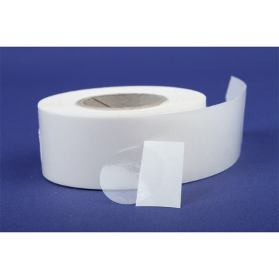 Etikett címke, PP 40mm, körcímke tekercses 1000 db/tekercs átlátszó