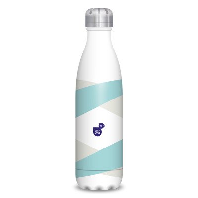 Fémkulacs duplafalú 500ml Ars Una Striped