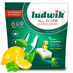 Mosogatógép tabletta 80 db/doboz Ludwik All in Ultimate Power Iroda üzemeltetés, munkavédelem Egyéb