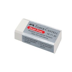 Radír, Faber-Castell forgácsmentes, 42x21x11mm fehér Író- irodaszer, papíráru Faber - Castell
