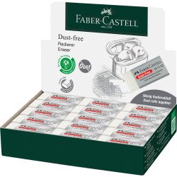 Radír, Faber-Castell forgácsmentes, 42x21x11mm fehér Író- irodaszer, papíráru Faber - Castell