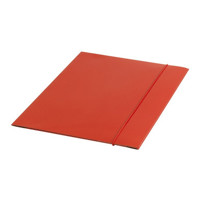 Gumis mappa A4, 400g. karton Fornax piros