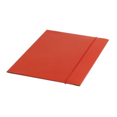 Gumis mappa A4, 400g. karton Fornax piros