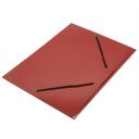 Gumis mappa A4, 400g. karton Fornax piros