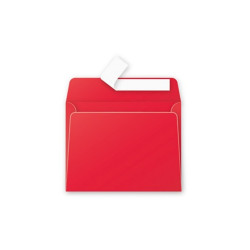 Boríték Clairefontaine Pollen 9x14 cm szilikonos intenzív piros Író- irodaszer, papíráru Clairefontaine
