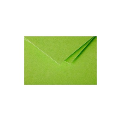 Boríték Clairefontaine Pollen 9x14 cm szilikonos zöld