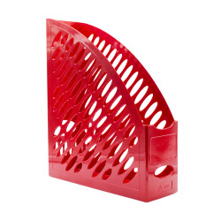 Iratpapucs 8cm, műanyag, 80x320x250mm, ARK piros Író- irodaszer, papíráru ARK