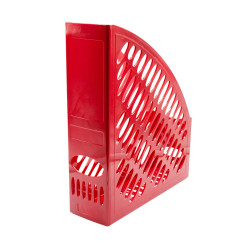 Iratpapucs 8cm, műanyag, 80x320x250mm, ARK piros Író- irodaszer, papíráru ARK