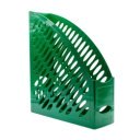 Iratpapucs 8cm, műanyag, 80x327x253mm, ARK zöld