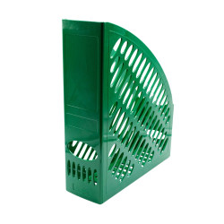 Iratpapucs 8cm, műanyag, 80x327x253mm, ARK zöld Író- irodaszer, papíráru ARK