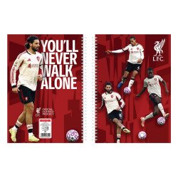 Füzet spirál A4, 70lapos, kockás 10 db/csomag Liverpool Író- irodaszer, papíráru Nebulo
