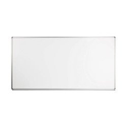 Fehértábla mágneses alukeretes 120x240cm, 1 db/doboz, Deli Fehér tábla nagy Deli