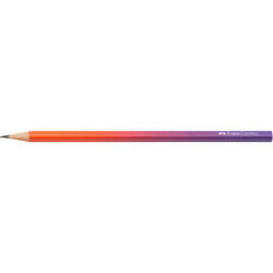 Grafitceruza B, háromszögletű színátmenetes Faber-Castell piros-lila test Író- irodaszer, papíráru Faber - Castell