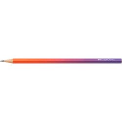 Grafitceruza B, háromszögletű színátmenetes Faber-Castell piros-lila test Író- irodaszer, papíráru Faber - Castell