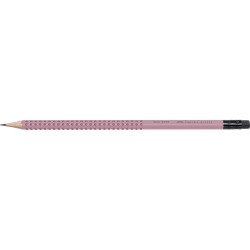 Grafitceruza B,radíros háromszögletű GRIP 2001 Faber-Castell rózsa test Író- irodaszer, papíráru Faber - Castell